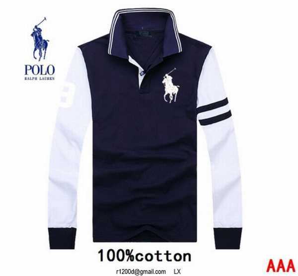 polo ralph lauren manche longue pas cher